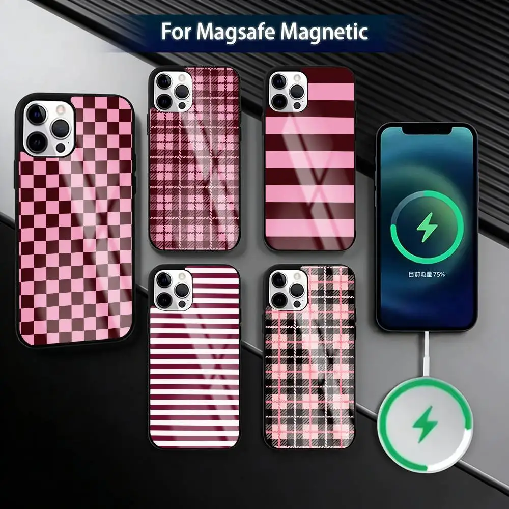 Burgundy White Stripe pattern Phone Case For iPhone17,16,15,14,13,12,11 Plus,Pro Magnetic For Magsafe Wireless Charging
Burgundy White Stripe pattern Phone Case For iPhone17,16,15,14,13,12,11 Plus,Pro Magnetic For Magsafe Wireless Charging