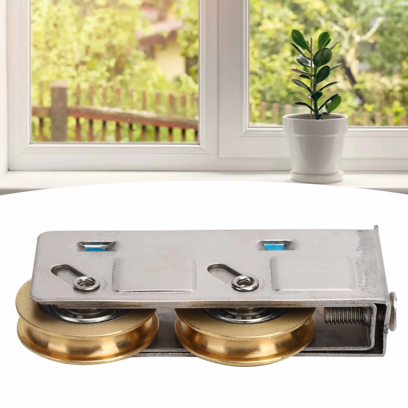 Двойной оконный шкив из нержавеющей стали, колесо для раздвижного окна, мебельная фурнитура, шкив для раздвижного окна
Двойной оконный шкив из нержавеющей стали, колесо для раздвижного окна, мебельная фурнитура, шкив для раздвижного окна