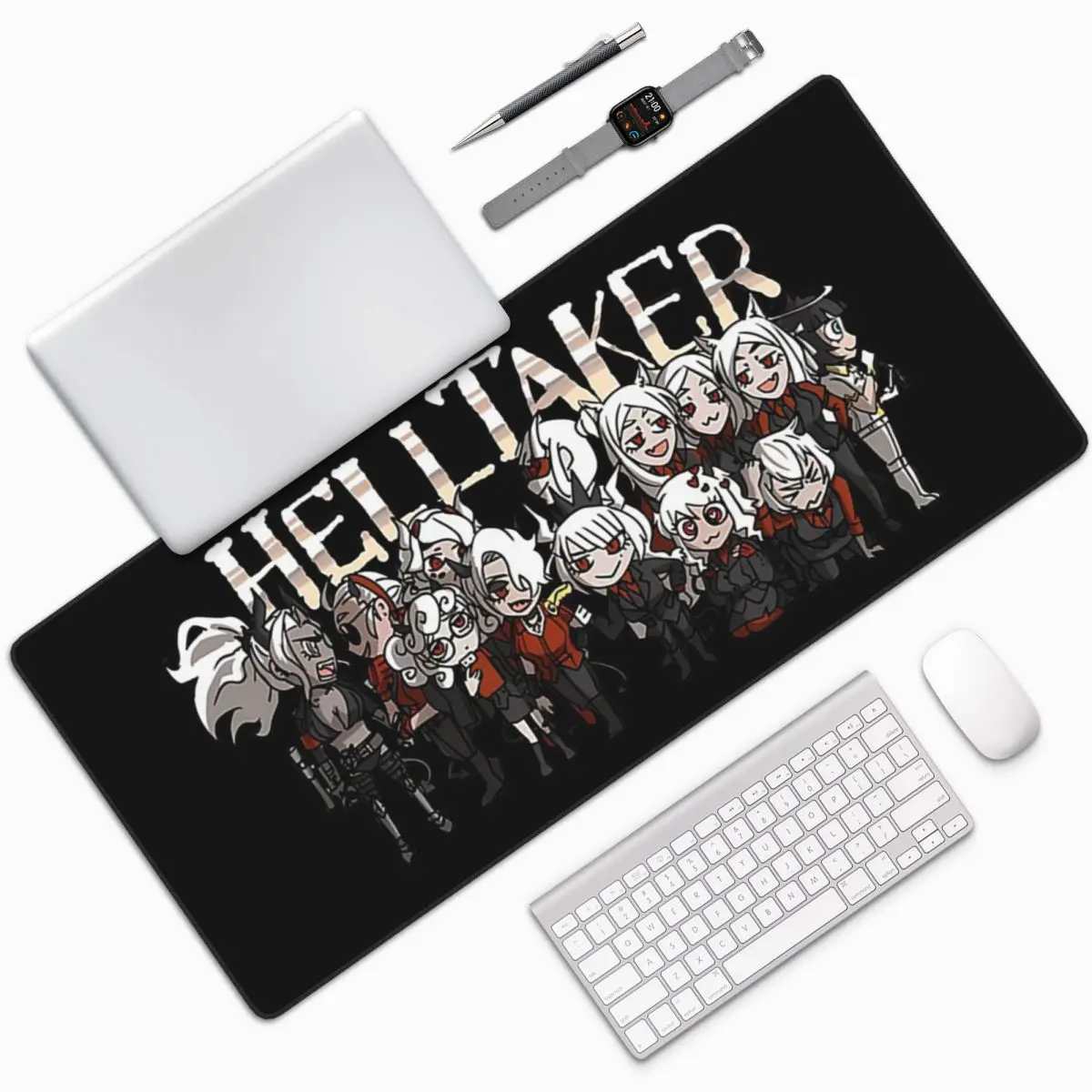 Большой игровой коврик для мыши Helltaker, коврик для клавиатуры и мыши, коврик для игрового ПК, ноутбука, офисных принадлежностей, настольный коврик
Большой игровой коврик для мыши Helltaker, коврик для клавиатуры и мыши, коврик для игрового ПК, ноутбука, офисных принадлежностей, настольный коврик