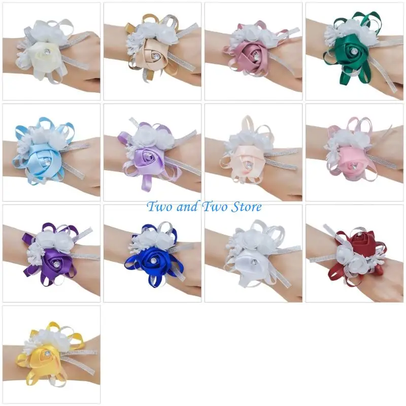 HX6F Elegant Artificial Flower Bride Wrist Corsage For Formal Event Photography Wear
HX6F Elegant Artificial Flower Bride Wrist Corsage For Formal Event Photography Wear