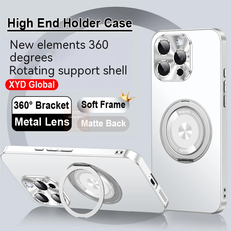 For iPhone 15 Pro Max Case Magnetic Holder Ring Cover For iPhone 15 Pro Max iPhone15 Phone Case Shell 360 Bracket Stand
For iPhone 15 Pro Max Case Magnetic Holder Ring Cover For iPhone 15 Pro Max iPhone15 Phone Case Shell 360 Bracket Stand