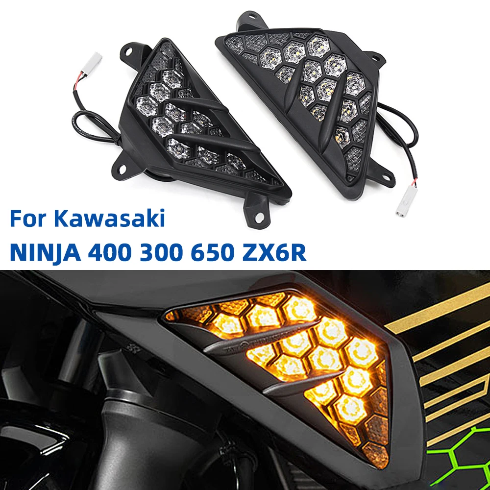 Motorcycle Side Turn Signal Light LED Lamp Flashers For Kawasaki NINJA 300 400 650 1000 ZX6R ZX-6R 2013-2023 Motor Accessories
Motorcycle Side Turn Signal Light LED Lamp Flashers For Kawasaki NINJA 300 400 650 1000 ZX6R ZX-6R 2013-2023 Motor Accessories