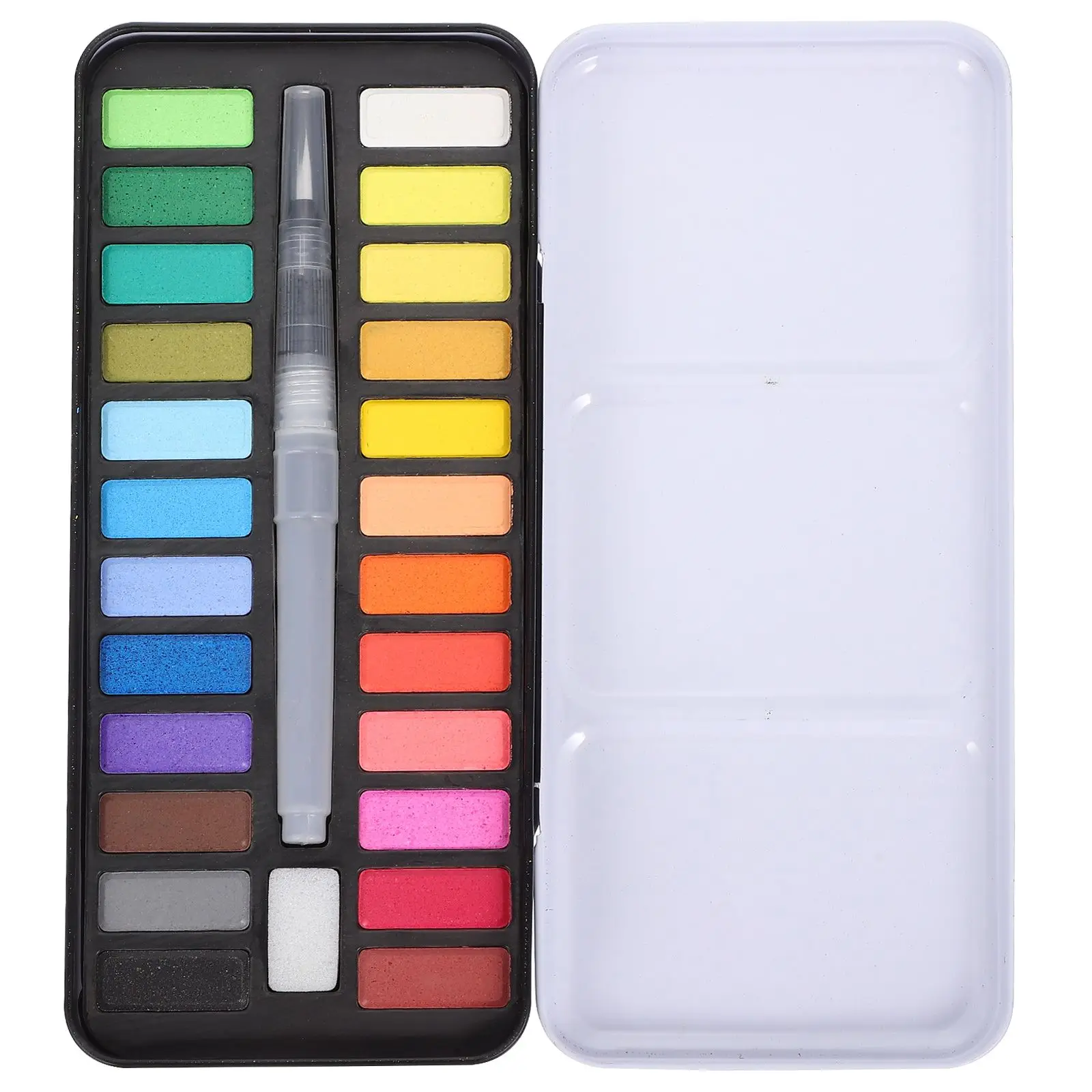 Watercolor Paint Set Solid Pigment Portable Tool Artists Multi Function Iron Kids Travel Compact Lightweight Sketching
Watercolor Paint Set Solid Pigment Portable Tool Artists Multi Function Iron Kids Travel Compact Lightweight Sketching