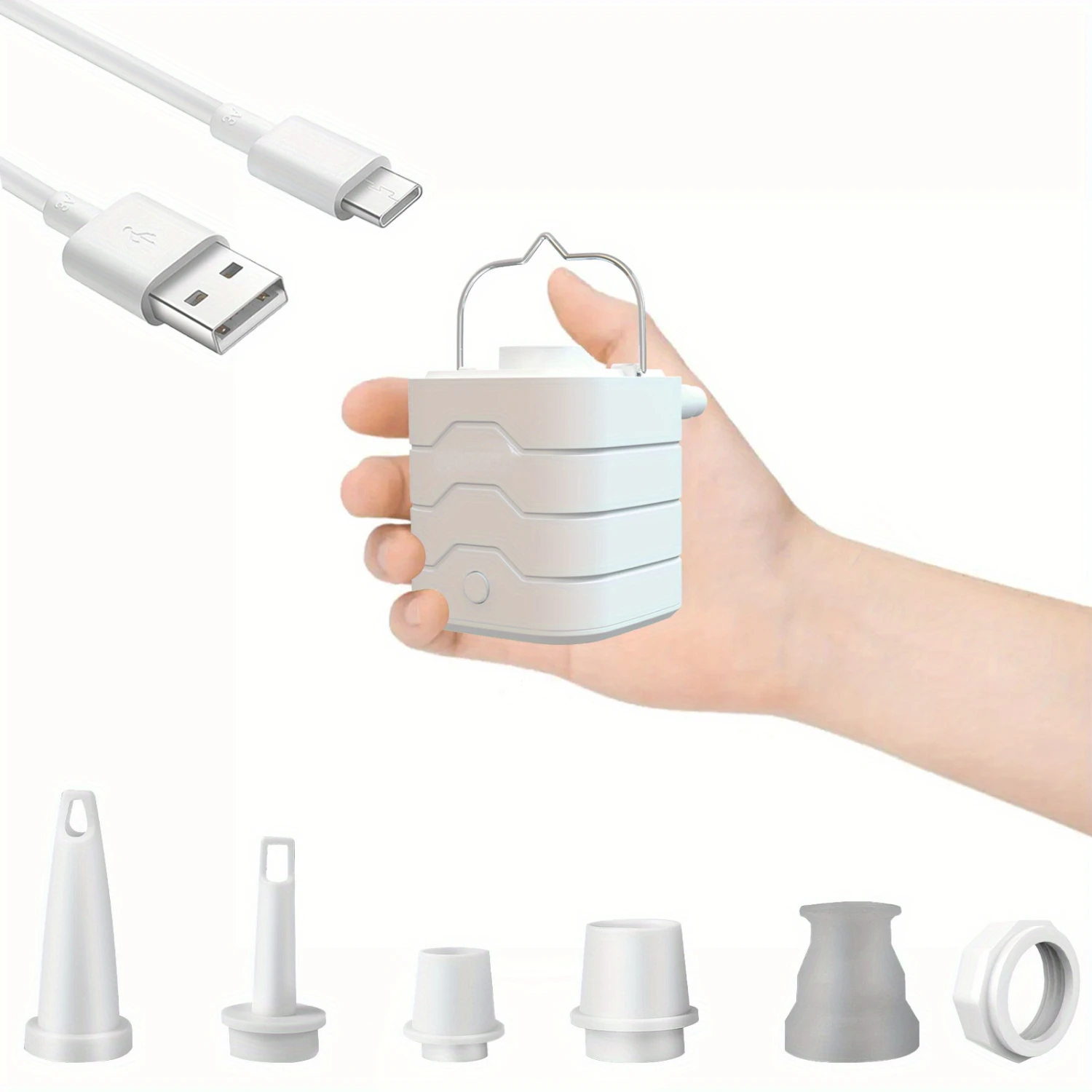 1300mAh Portable Air Pro - Automatic Inflate & Deflate, Rechargeable Lithium Battery, Ultra-Mini Design, USB Powered, Ideal for
1300mAh Portable Air Pro - Automatic Inflate & Deflate, Rechargeable Lithium Battery, Ultra-Mini Design, USB Powered, Ideal for