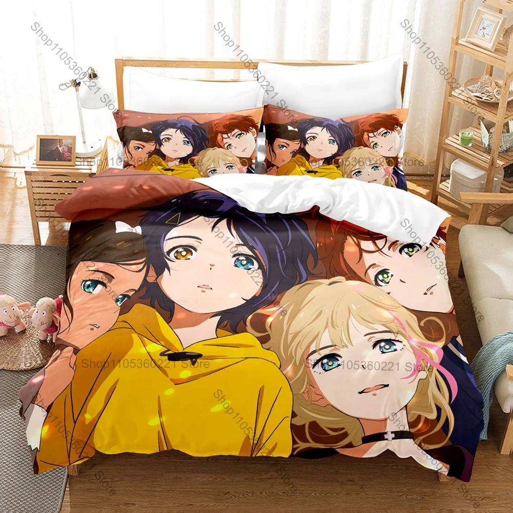 Trendy Anime Wonder Egg Priority Bedding Set 3 Pieces Creative Duvet Cover Bed Sheet Pillowcase Modern Household Decor
Trendy Anime Wonder Egg Priority Bedding Set 3 Pieces Creative Duvet Cover Bed Sheet Pillowcase Modern Household Decor