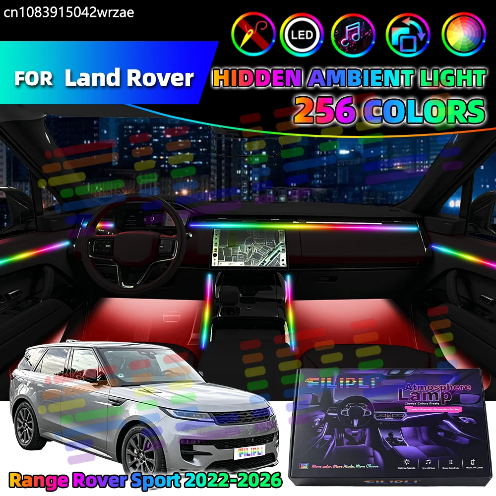 10 in 1 For Land Rover Range Rover Sport 2022-2026 Years Car Interior Ambient Lights Strips Breathing Lighting Kit App Control A
10 in 1 For Land Rover Range Rover Sport 2022-2026 Years Car Interior Ambient Lights Strips Breathing Lighting Kit App Control A