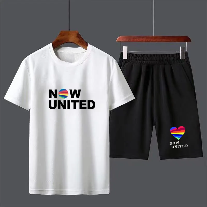 Hot Now United Boys Male Casual Short Sleeve Top Pants Suits Streetwear Tops Tshirts Cotton Men's T Shirt Set
Hot Now United Boys Male Casual Short Sleeve Top Pants Suits Streetwear Tops Tshirts Cotton Men's T Shirt Set
