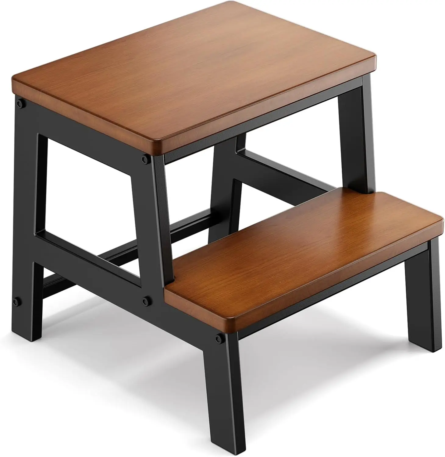 2 Step Wooden Step Stools for Adults Non-Slip, Sturdy Bed Steps for High Beds Easy Assembly, Portable Two Step Stool
2 Step Wooden Step Stools for Adults Non-Slip, Sturdy Bed Steps for High Beds Easy Assembly, Portable Two Step Stool