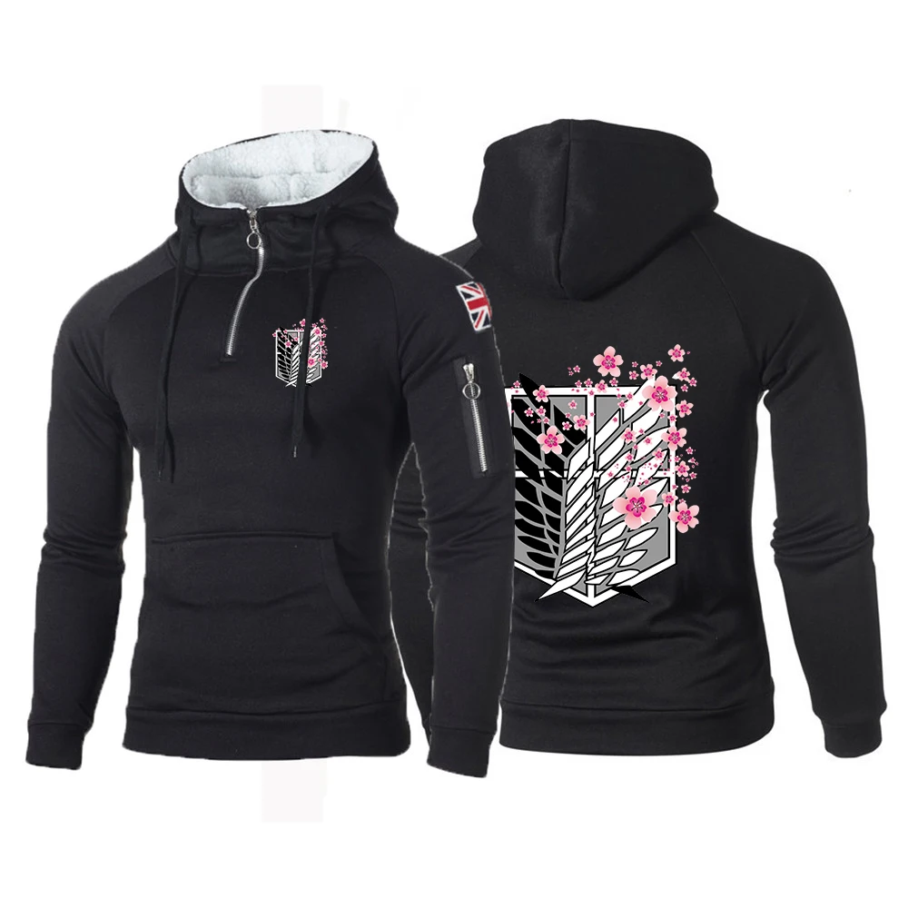 Attack on Titan Printed Men Hoodies Sweatshirts Fashion Zipper Long Sleeve Male Casual Outwear Hip Hop Streetwear Solid Pullover
Attack on Titan Printed Men Hoodies Sweatshirts Fashion Zipper Long Sleeve Male Casual Outwear Hip Hop Streetwear Solid Pullover