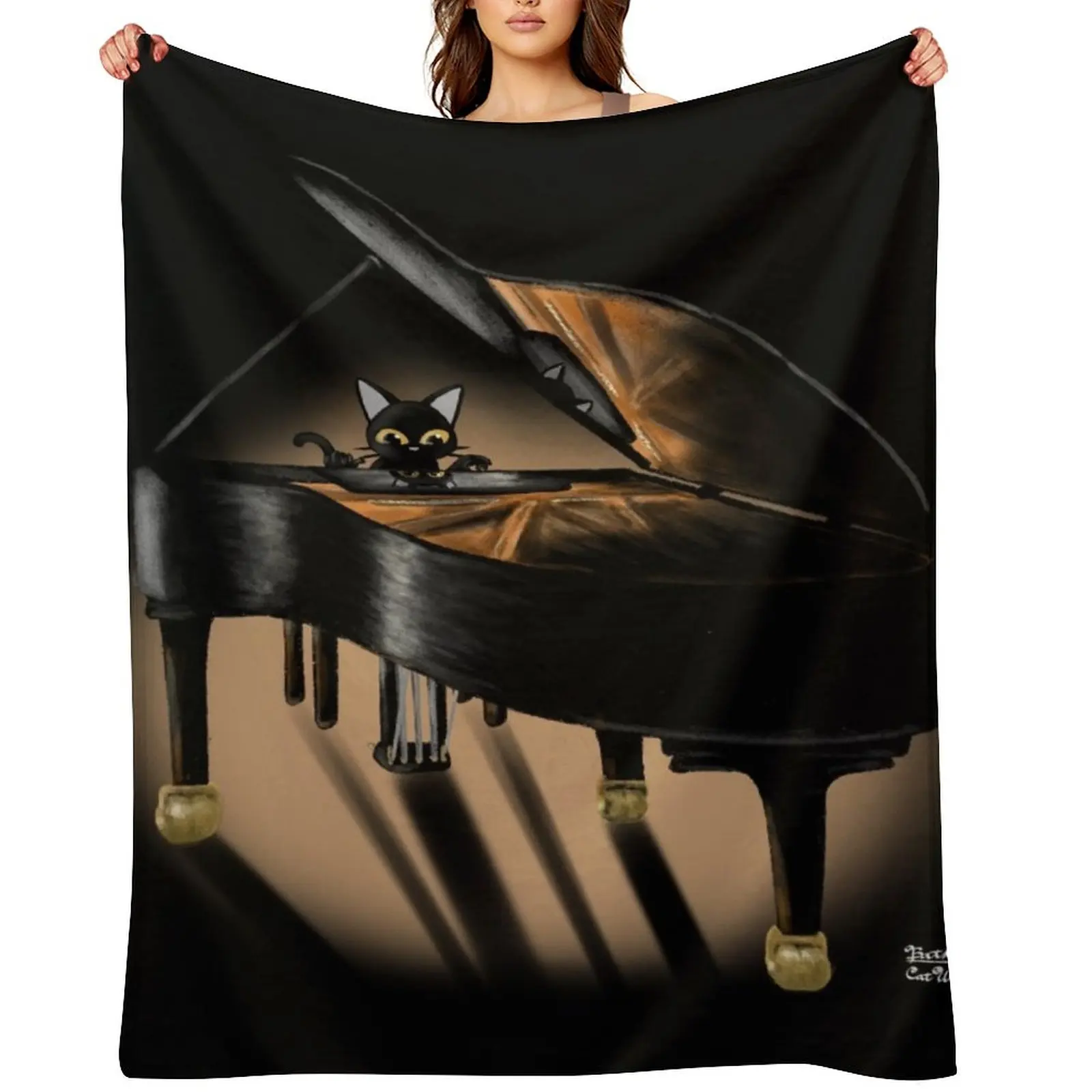 Piano and cat Throw Blanket Thermals For Travel valentine gift ideas Summer Beddings Blankets
Piano and cat Throw Blanket Thermals For Travel valentine gift ideas Summer Beddings Blankets