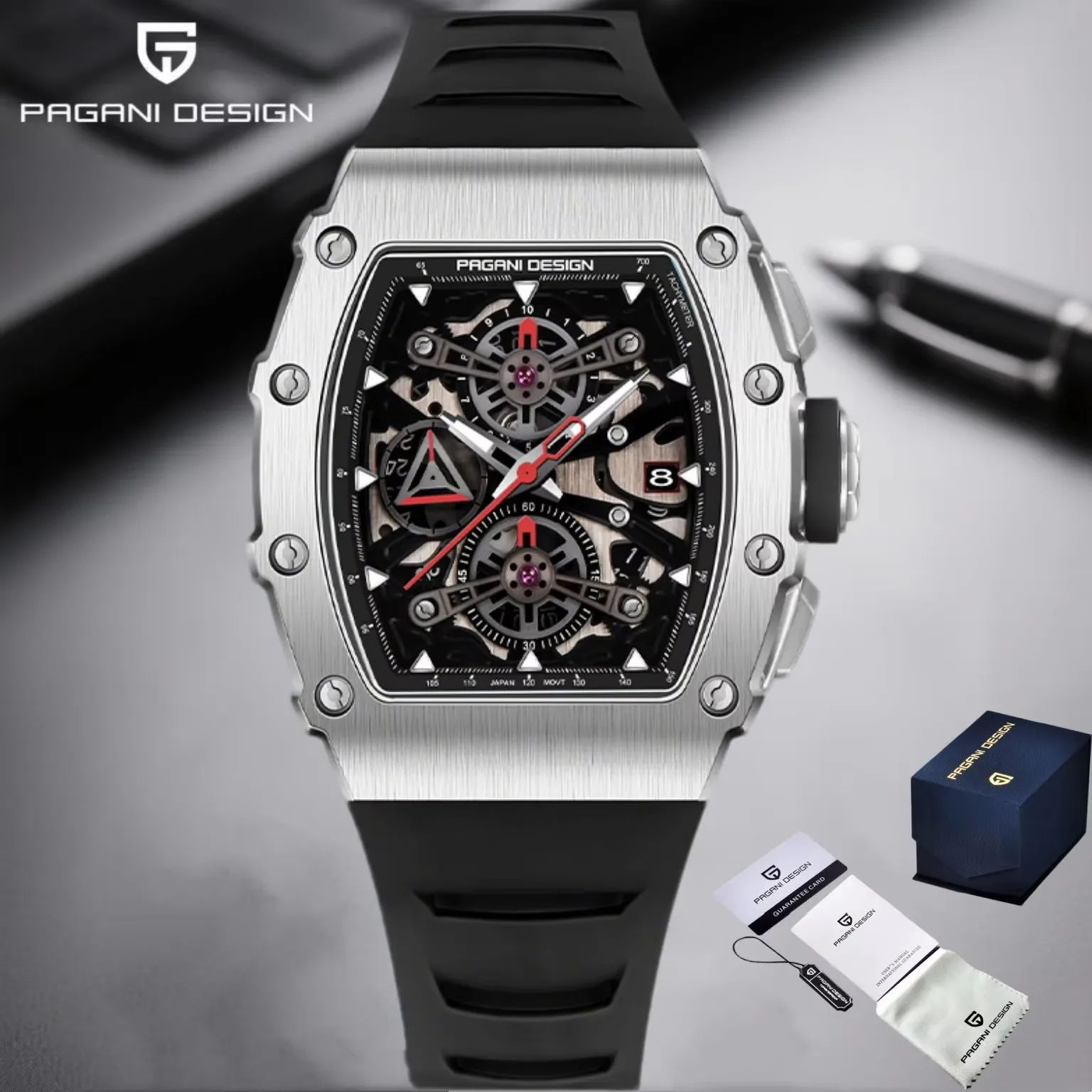 PAGANI DESIGN 2025 New Men's Quartz Watch Epon YM92 PDYS011 Sapphire Glass 5ATM Waterproof Stainless Steel Chronograph
PAGANI DESIGN 2025 New Men's Quartz Watch Epon YM92 PDYS011 Sapphire Glass 5ATM Waterproof Stainless Steel Chronograph