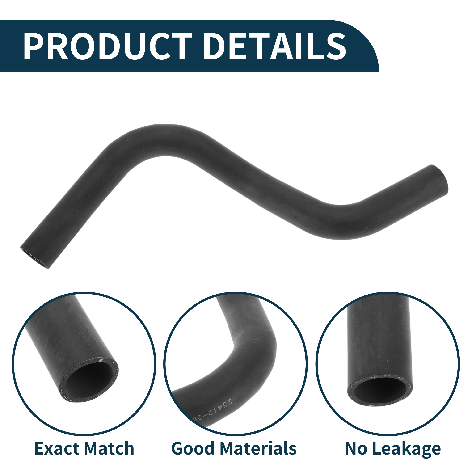 UXCELL Radiator Hose Heater Hose Radiator Outlet Hose Pipe No.2541226100 for Hyundai Santa Fe 2001-2006 Rubber Downpipe Black 1
UXCELL Radiator Hose Heater Hose Radiator Outlet Hose Pipe No.2541226100 for Hyundai Santa Fe 2001-2006 Rubber Downpipe Black 1