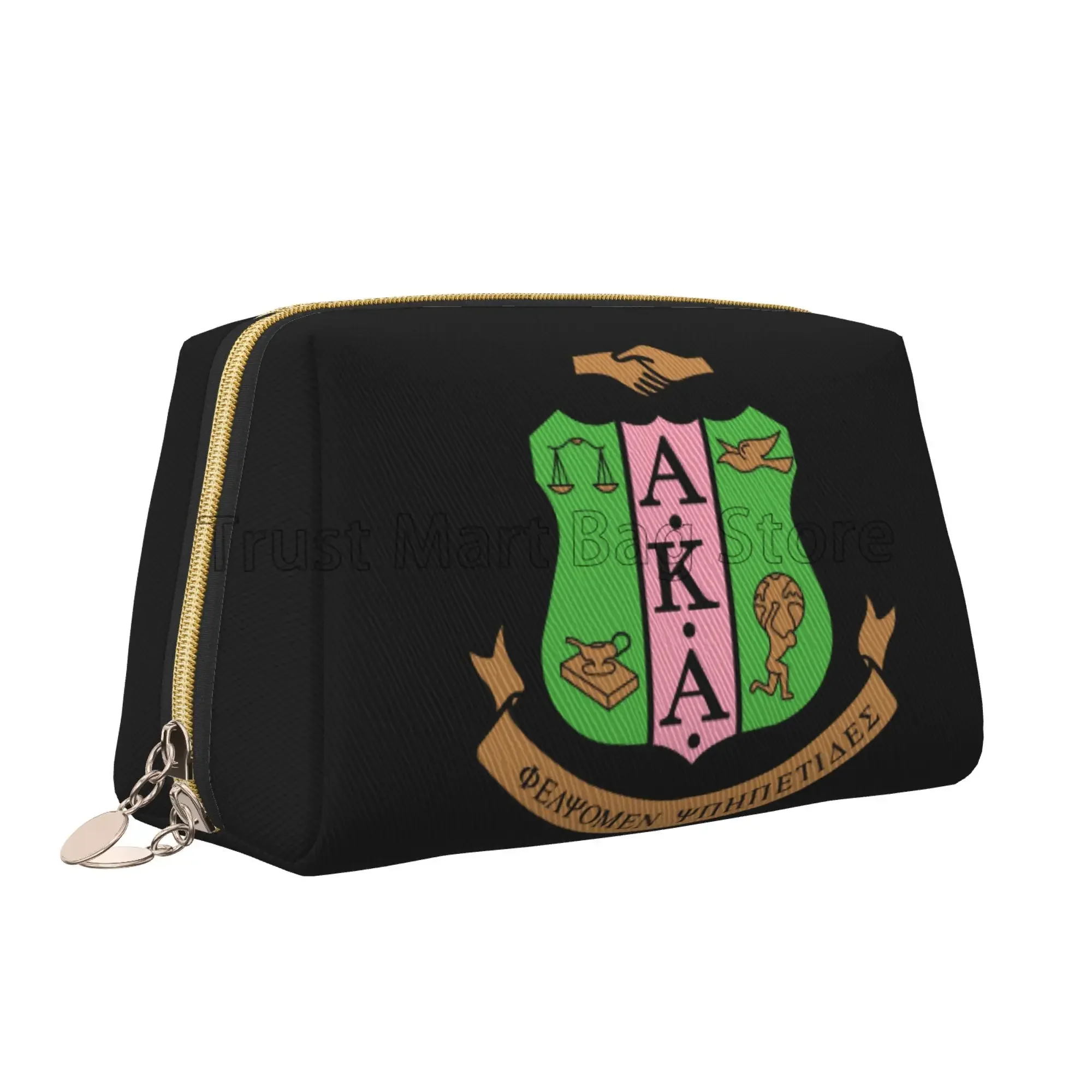 AKA Sorority Gifts for Women Girl 1908 Pink Green Inspired Positive Makeup Bag Leather Women Travel Toiletry Pouch Cosmetic Bag
AKA Sorority Gifts for Women Girl 1908 Pink Green Inspired Positive Makeup Bag Leather Women Travel Toiletry Pouch Cosmetic Bag