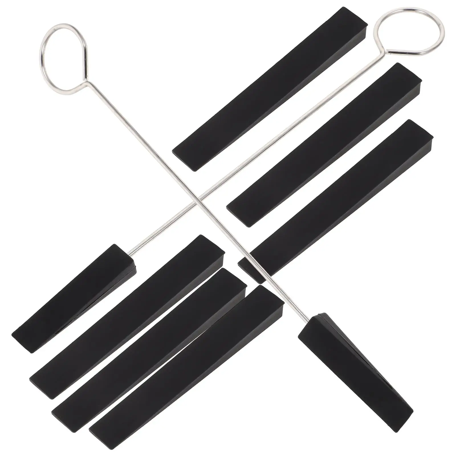 6 Pieces Piano Tuning Tool Kit 2 Mute Forks 4 Long Mute Strips Black Professional Set Keyboard Instrument Parts Accessories
6 Pieces Piano Tuning Tool Kit 2 Mute Forks 4 Long Mute Strips Black Professional Set Keyboard Instrument Parts Accessories