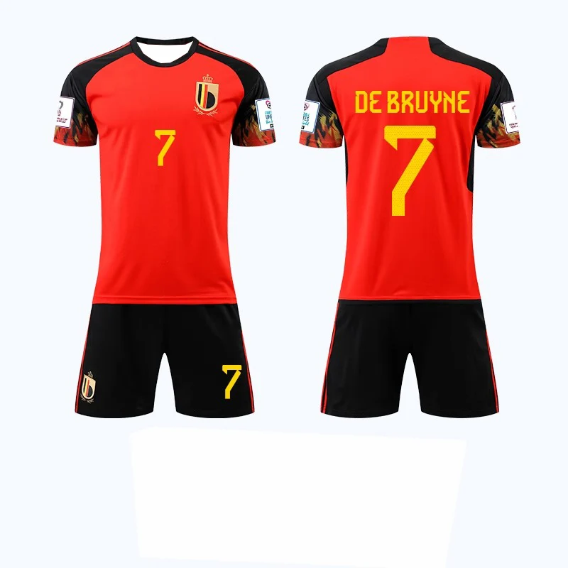 2024 Belgium Jersey De Bruyne Football Jersey Suit Men's Custom National Team Home Training Jersey Men's Quick Drying
2024 Belgium Jersey De Bruyne Football Jersey Suit Men's Custom National Team Home Training Jersey Men's Quick Drying