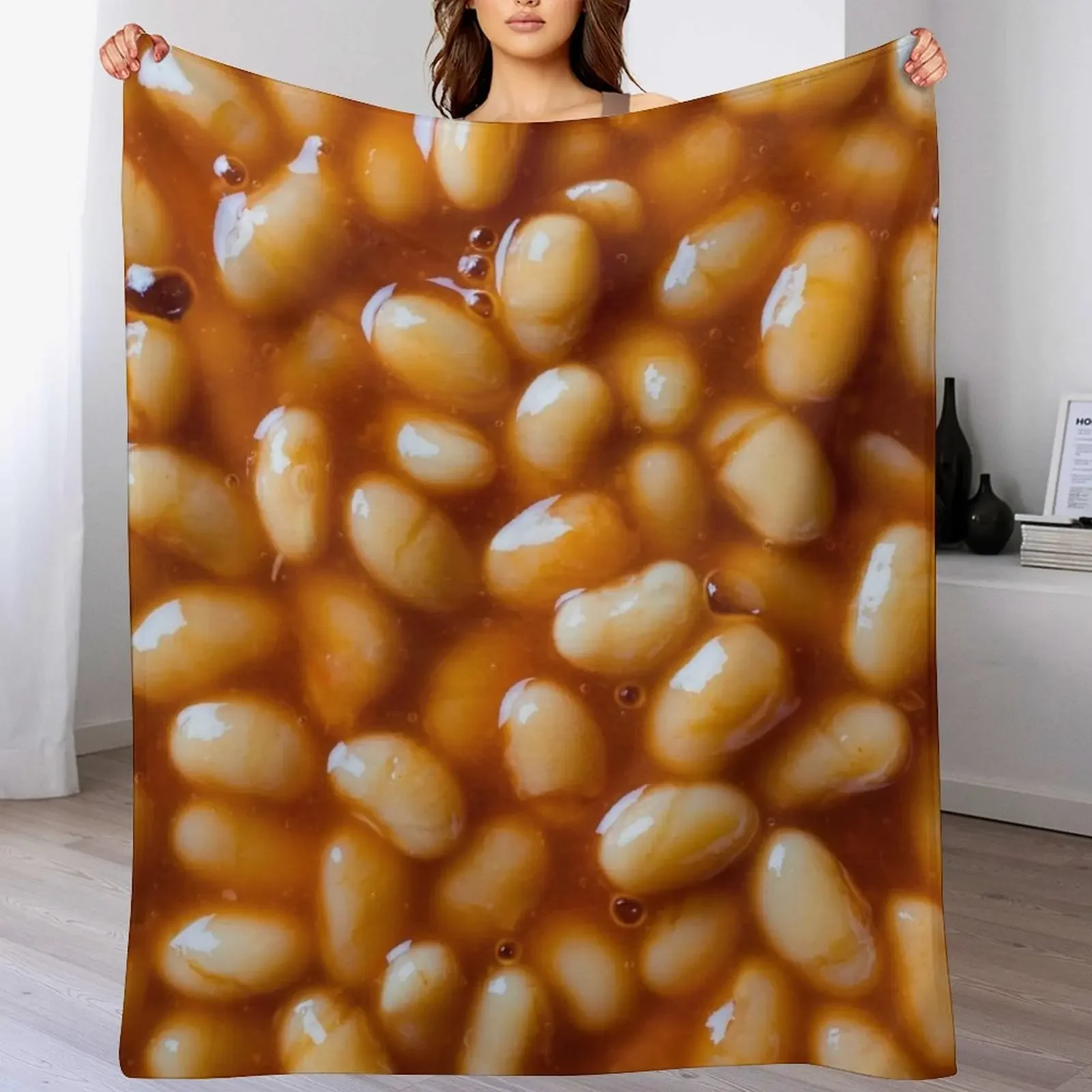 Baked Beans Throw Blanket Men's Soft Warm Throw Blanket for Couch
Baked Beans Throw Blanket Men's Soft Warm Throw Blanket for Couch