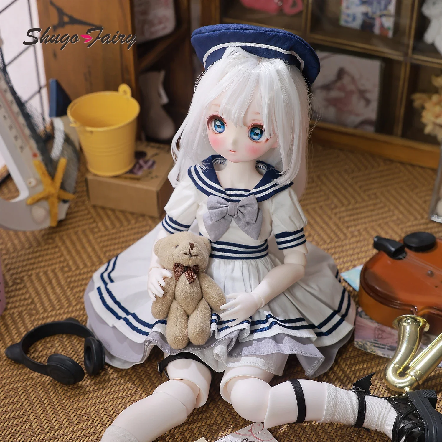 ShugaFairy Makoto C 1/4 BJD Navy Officer — униформа моряка с острыми ушками эльфа и полный комплект для лица в стиле аниме | Элитная коллекция
ShugaFairy Makoto C 1/4 BJD Navy Officer — униформа моряка с острыми ушками эльфа и полный комплект для лица в стиле аниме | Элитная коллекция