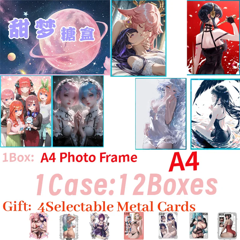 Newest Goddess Story Waifu Sweet Dream Candy Box A4 Photo Frame Hobby Colleciton Card Doujin CCG Waifu Board Anime Toys Card Gi
Newest Goddess Story Waifu Sweet Dream Candy Box A4 Photo Frame Hobby Colleciton Card Doujin CCG Waifu Board Anime Toys Card Gi