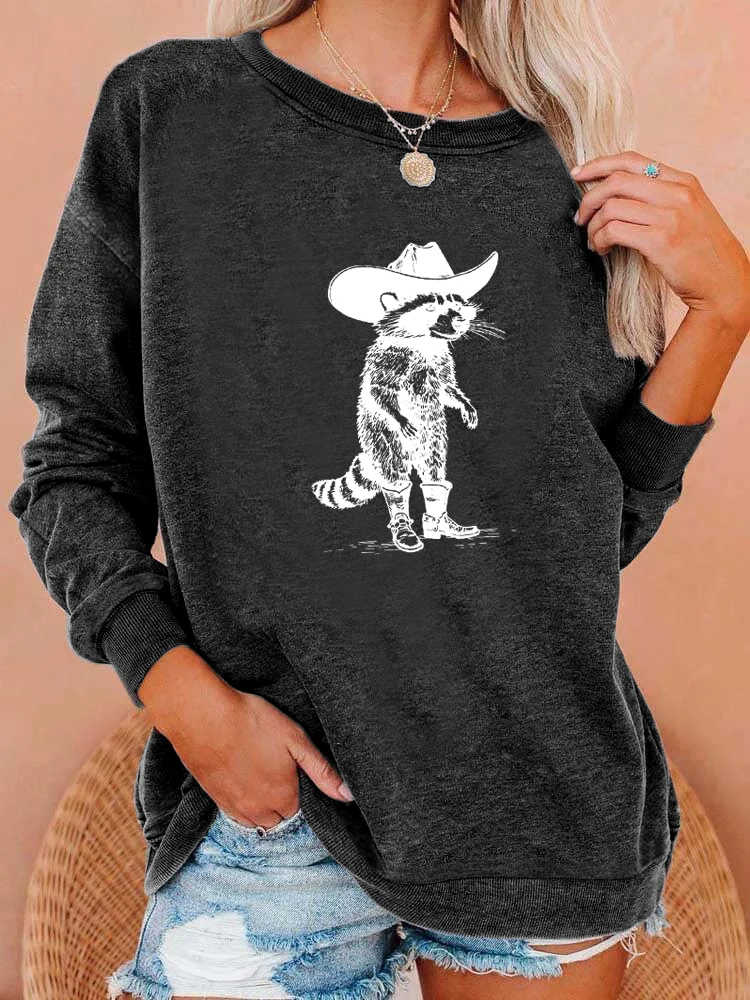 Cartoons print washed sweatshirt, crew neck casual washed sweatshirt for winter & fall, women's clothing
Cartoons print washed sweatshirt, crew neck casual washed sweatshirt for winter & fall, women's clothing