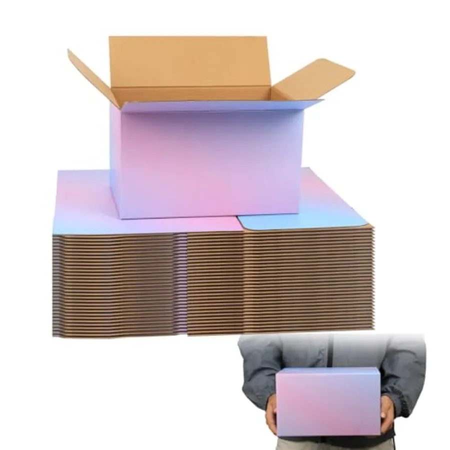 10 x 7 x 6 Shipping Boxes, 30 Pack Corrugated Cardboard Mailing Boxes for Small Business, Colorful Packing Boxes for Shipping a
10 x 7 x 6 Shipping Boxes, 30 Pack Corrugated Cardboard Mailing Boxes for Small Business, Colorful Packing Boxes for Shipping a