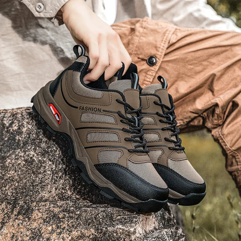Hiking Shoes Men Anti-slip Low-top Outdoor Sports Shoes Men Lace-up Comfortable Soft Breathable Casual Sneakers Shoes Men
Hiking Shoes Men Anti-slip Low-top Outdoor Sports Shoes Men Lace-up Comfortable Soft Breathable Casual Sneakers Shoes Men