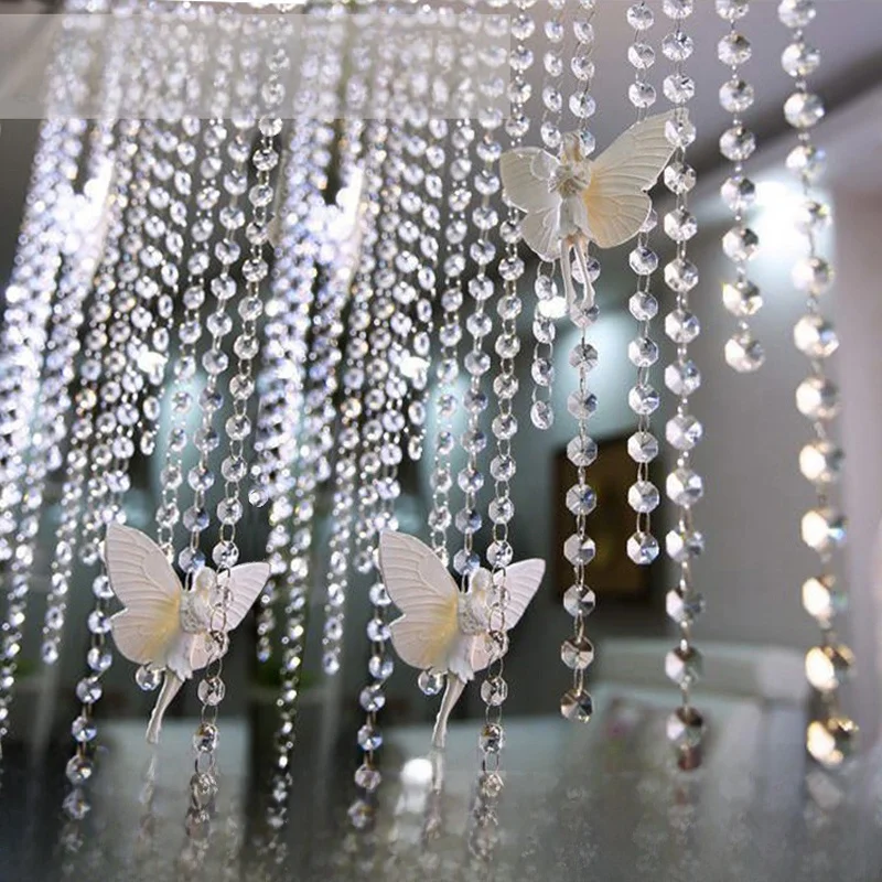 Super iny Crystal Bead Door Curtain Entrance Partition Hanging Curtain Wedding Curtain DIY Light Decor Accories Octagona...
Super iny Crystal Bead Door Curtain Entrance Partition Hanging Curtain Wedding Curtain DIY Light Decor Accories Octagona...