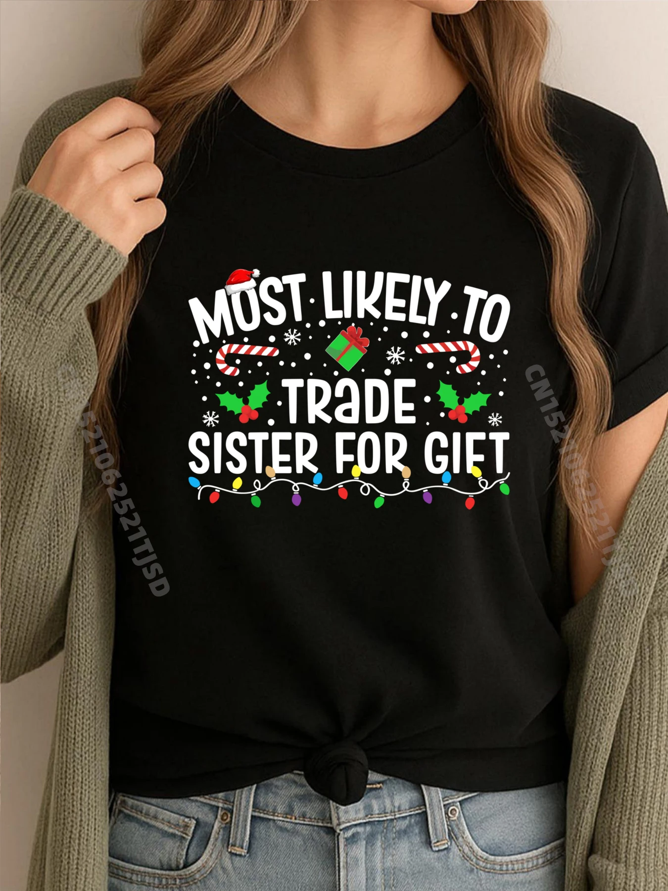 Most Likely To Trade Sister For Family Christmas Mens Designer T Shirt New Year Big And Tall Korean
Most Likely To Trade Sister For Family Christmas Mens Designer T Shirt New Year Big And Tall Korean