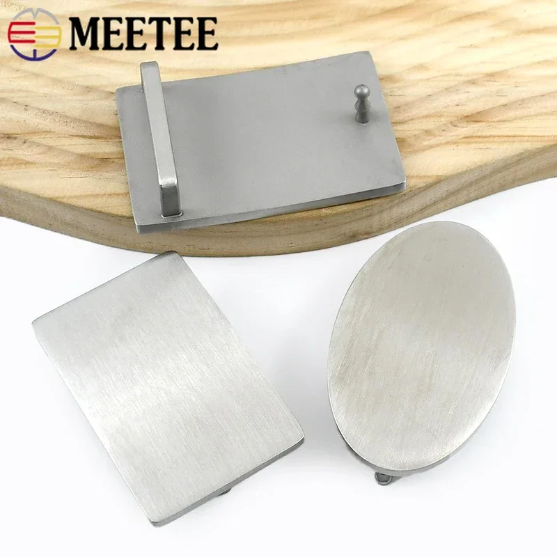 Meetee 35mm/40mm Stainless Steel Men Belt Buckle Metal Smooth Plate Waistband Head Bag Strap Decor Buckles Hardware Accessories
Meetee 35mm/40mm Stainless Steel Men Belt Buckle Metal Smooth Plate Waistband Head Bag Strap Decor Buckles Hardware Accessories