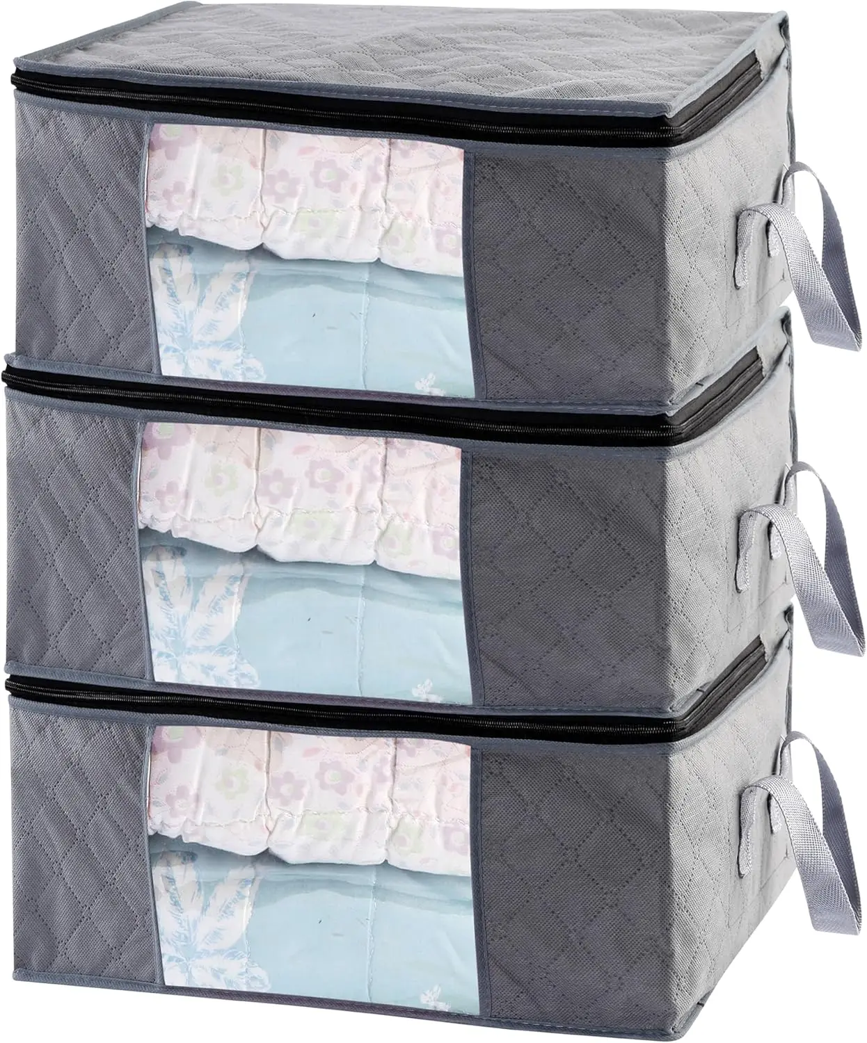 35L Foldable Fabric Storage Bins with Lids Zipper for Clothes Blankets Pillows Organizer Boxes
35L Foldable Fabric Storage Bins with Lids Zipper for Clothes Blankets Pillows Organizer Boxes