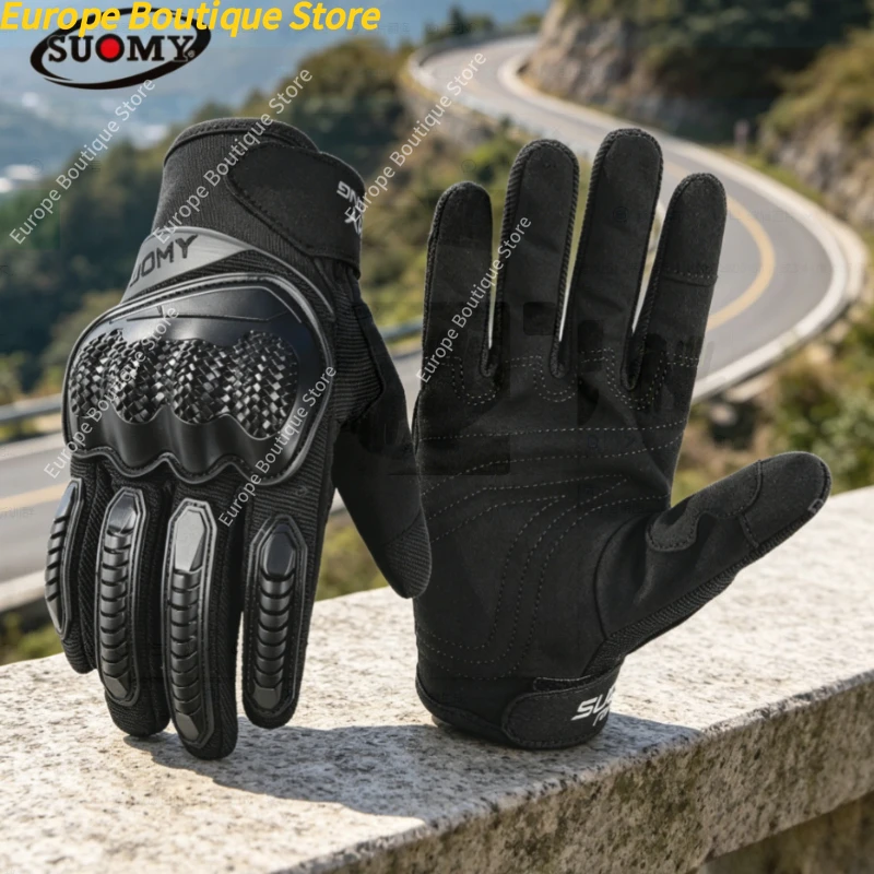 SUOMY Motorcycle Gloves Men Summer Spring Breathable Touch Screen Full Finger Racing Motorbike ATV Dirt Bike Protective Gear
SUOMY Motorcycle Gloves Men Summer Spring Breathable Touch Screen Full Finger Racing Motorbike ATV Dirt Bike Protective Gear