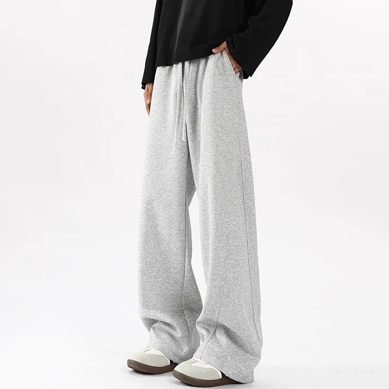 New Men's Sweatpants Casual Fleece Pant American Style Autumn Winter Drawstring Solid Color Straight Trouser Outdoor Sports Pant
New Men's Sweatpants Casual Fleece Pant American Style Autumn Winter Drawstring Solid Color Straight Trouser Outdoor Sports Pant
