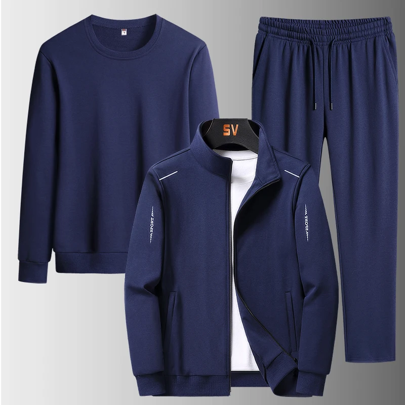 Men Tracksuits 3 Pieces Men Set Fashion Sweatshirt Sweatpants Large Size Sports Suits New Autumn Spring Suit Male Unisex Jacket
Men Tracksuits 3 Pieces Men Set Fashion Sweatshirt Sweatpants Large Size Sports Suits New Autumn Spring Suit Male Unisex Jacket