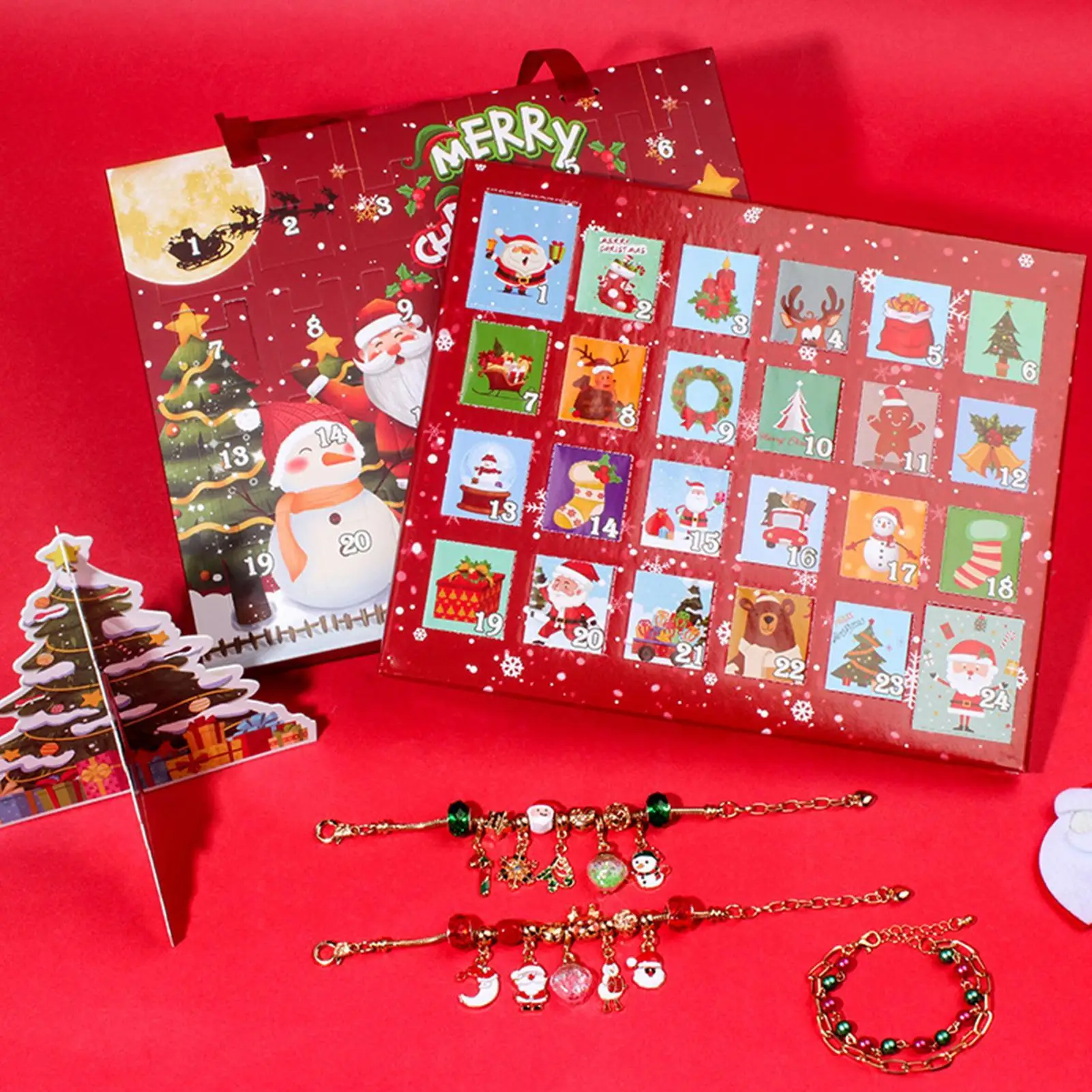 Christmas Advent Calendar Charm Bracelets 2025 for Girls Kids, 24 Days Christmas Countdown Calendar with 2pcs DIY Charm
Christmas Advent Calendar Charm Bracelets 2025 for Girls Kids, 24 Days Christmas Countdown Calendar with 2pcs DIY Charm