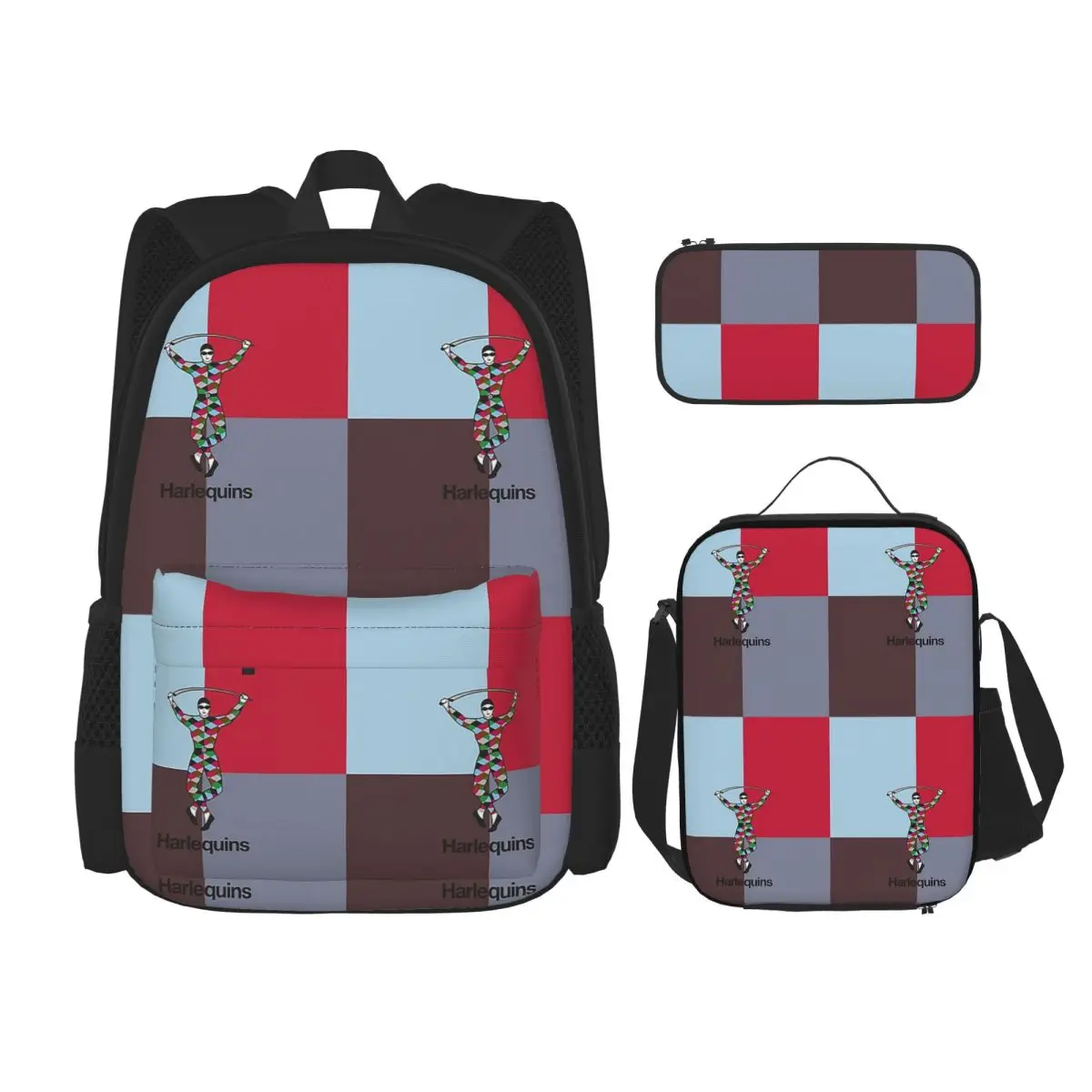 Рюкзаки для регби Harlequins, сумка для книг для мальчиков и девочек, школьные сумки для студентов, детский рюкзак, сумка для обеда, сумка для ручек, набор из трех предметов
Рюкзаки для регби Harlequins, сумка для книг для мальчиков и девочек, школьные сумки для студентов, детский рюкзак, сумка для обеда, сумка для ручек, набор из трех предметов