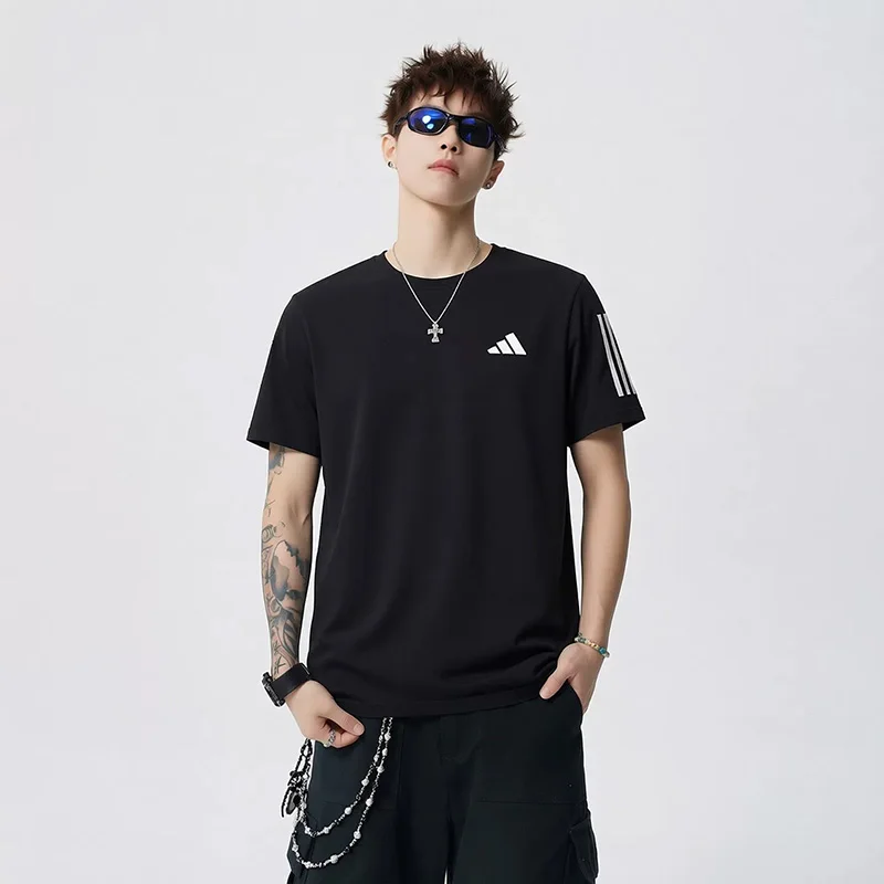 Adidas Quick-Dry Short-Sleeved Men's Summer New Model Running Sports Half-Sleeve Authentic Men's T-Shirt JY8583
Adidas Quick-Dry Short-Sleeved Men's Summer New Model Running Sports Half-Sleeve Authentic Men's T-Shirt JY8583