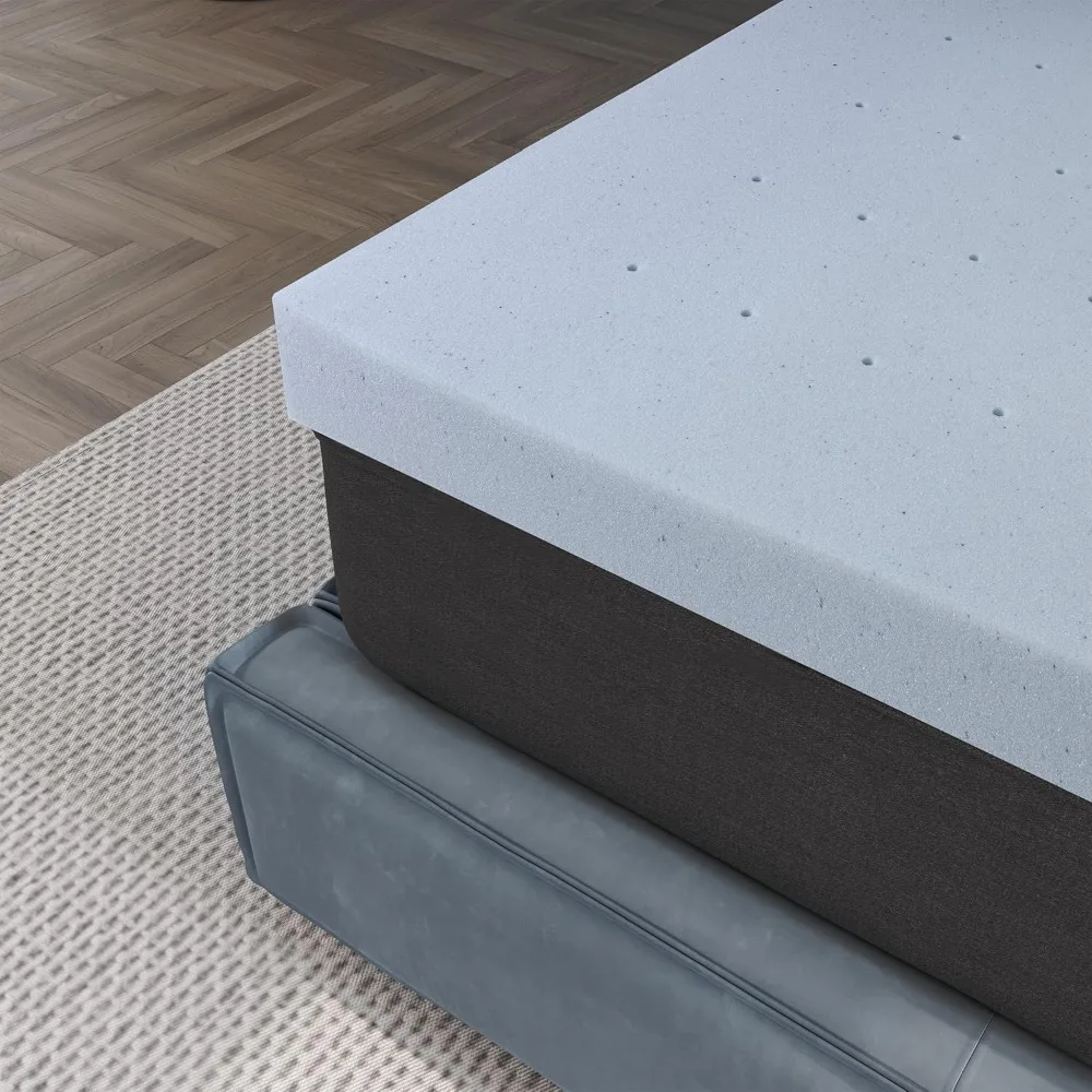 Cool Gel Infused Memory Foam, Plush and Supportive, CertiPUR Certified (3-inch, Queen (U.S
Cool Gel Infused Memory Foam, Plush and Supportive, CertiPUR Certified (3-inch, Queen (U.S