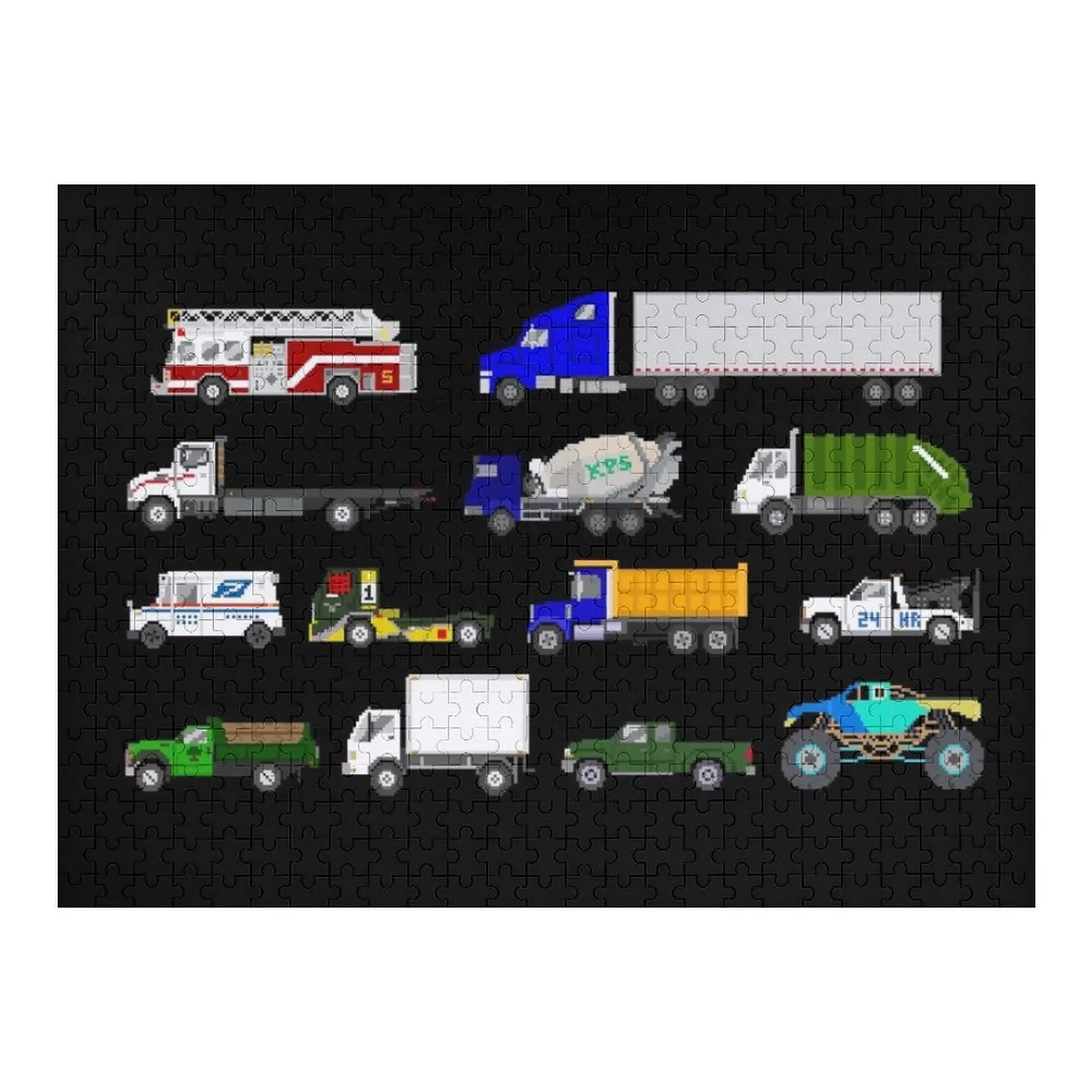 Trucks - The Kids' Picture Show Jigsaw Puzzle Personalized Gift Baby Toy Custom Name Wood Customized Toys For Kids Puzzle
Trucks - The Kids' Picture Show Jigsaw Puzzle Personalized Gift Baby Toy Custom Name Wood Customized Toys For Kids Puzzle