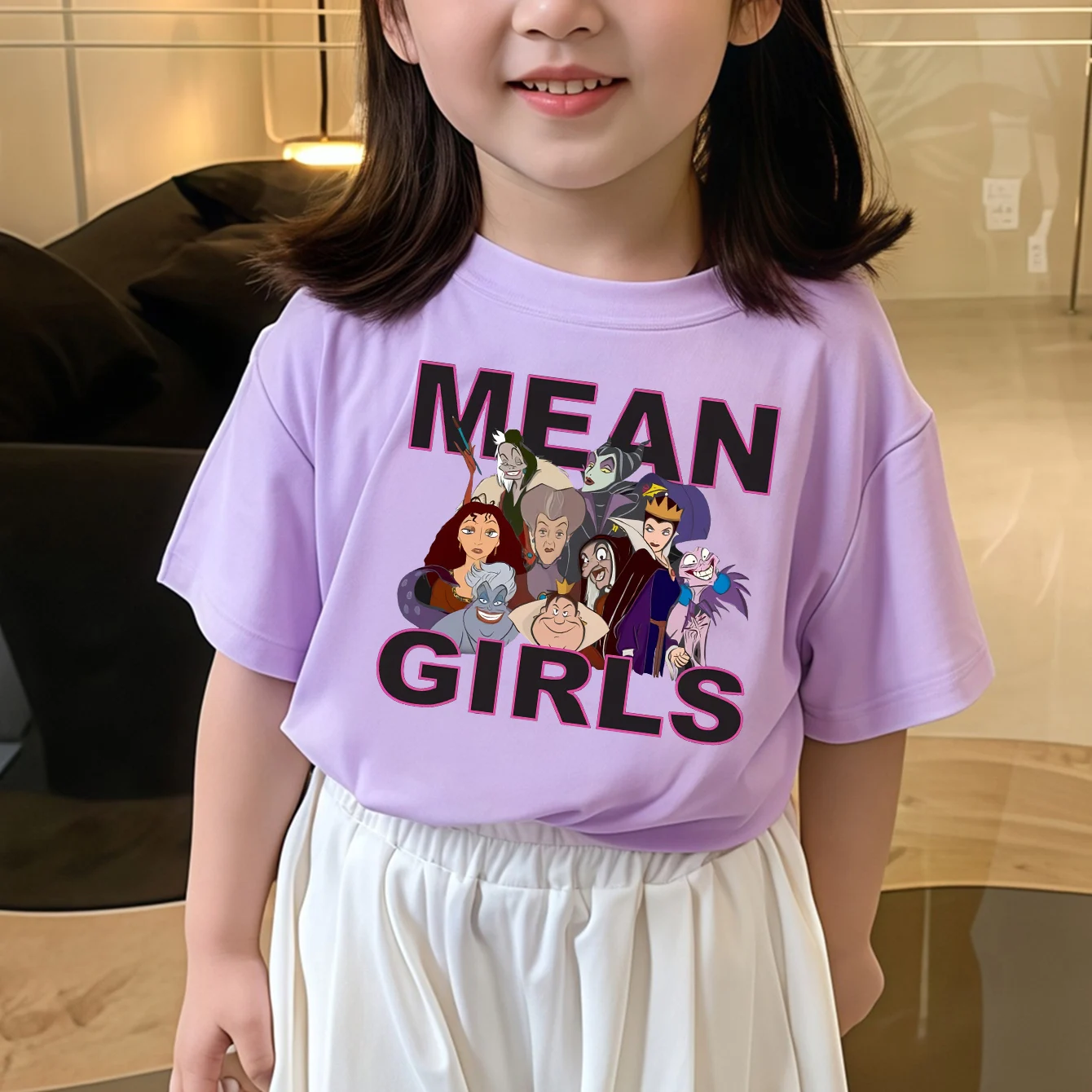 Серия Princess Mean Girls, детская базовая одежда из чистого хлопка, удобная футболка для мальчиков и девочек, уличная футболка с круглым вырезом и короткими рукавами
Серия Princess Mean Girls, детская базовая одежда из чистого хлопка, удобная футболка для мальчиков и девочек, уличная футболка с круглым вырезом и короткими рукавами