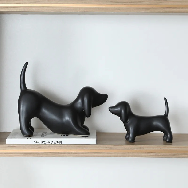 Modern Creative Ceramic Dog Ornament Living Room Bedroom Entrance Office Desktop Decoration Statues home decoration accessories
Modern Creative Ceramic Dog Ornament Living Room Bedroom Entrance Office Desktop Decoration Statues home decoration accessories