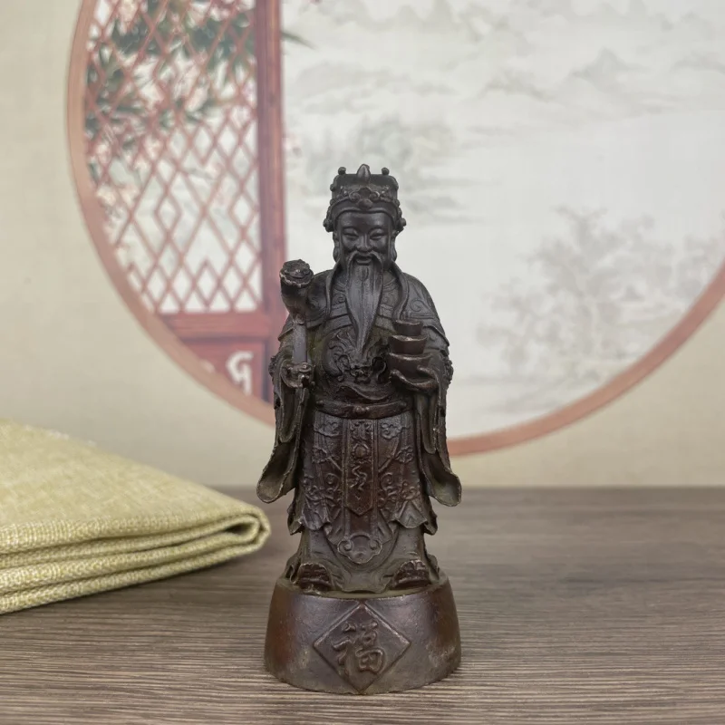 Antique Style Fortune Character Ingot God of Wealth Ornament Retro Handheld Ruyi Home Office Collection Old Patina
Antique Style Fortune Character Ingot God of Wealth Ornament Retro Handheld Ruyi Home Office Collection Old Patina