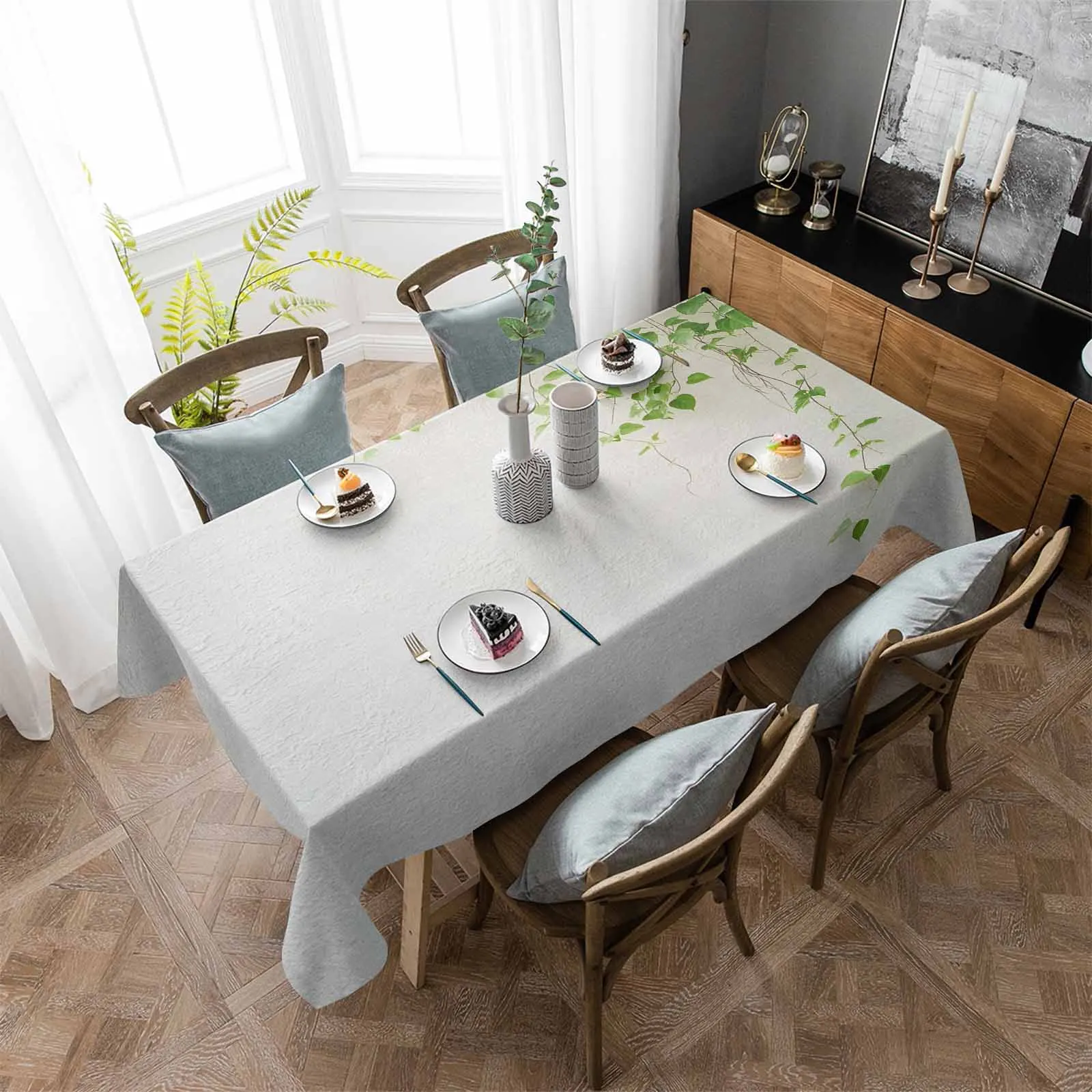 Spring Garden Leafy Nature Waterproof Table Cloth Holiday Wedding Party Rectangular Table Cover Home Kitchen Decor
Spring Garden Leafy Nature Waterproof Table Cloth Holiday Wedding Party Rectangular Table Cover Home Kitchen Decor