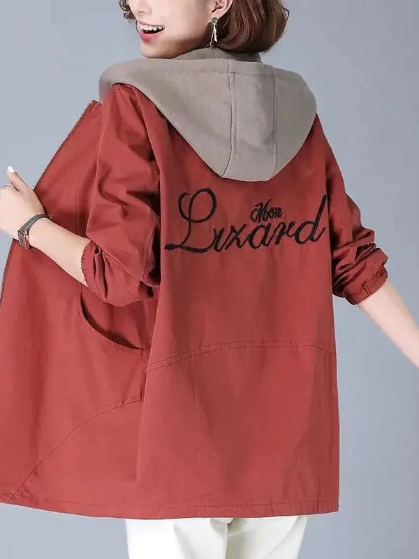 Women's Mid-Length Jacket Zipper Design Casual Style Slimming Effect Spring Autumn New Arrival Large Size Loose Fit Coat
Women's Mid-Length Jacket Zipper Design Casual Style Slimming Effect Spring Autumn New Arrival Large Size Loose Fit Coat