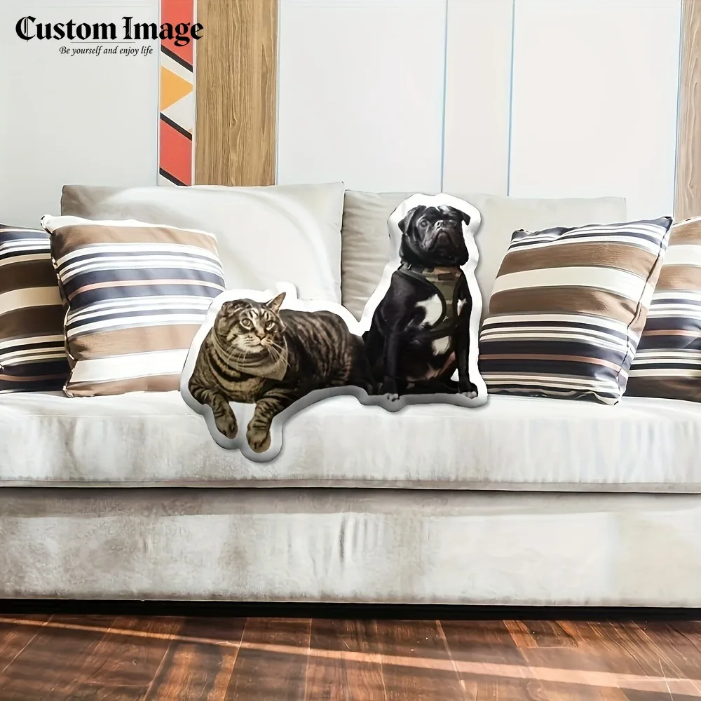 Custom Personalized Cushion Pillow with Cat & Dog Patterns, Animal & Plant Designs, Double-Sided Printing
Custom Personalized Cushion Pillow with Cat & Dog Patterns, Animal & Plant Designs, Double-Sided Printing