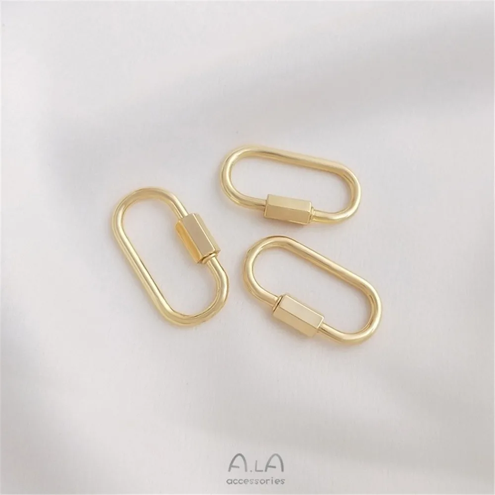 14K Gold Color Oval Peach Heart Five-pointed Star Inlaid Zirconium Screw Buckle Pendant Diy Chain Connection End Hanging Buckle
14K Gold Color Oval Peach Heart Five-pointed Star Inlaid Zirconium Screw Buckle Pendant Diy Chain Connection End Hanging Buckle