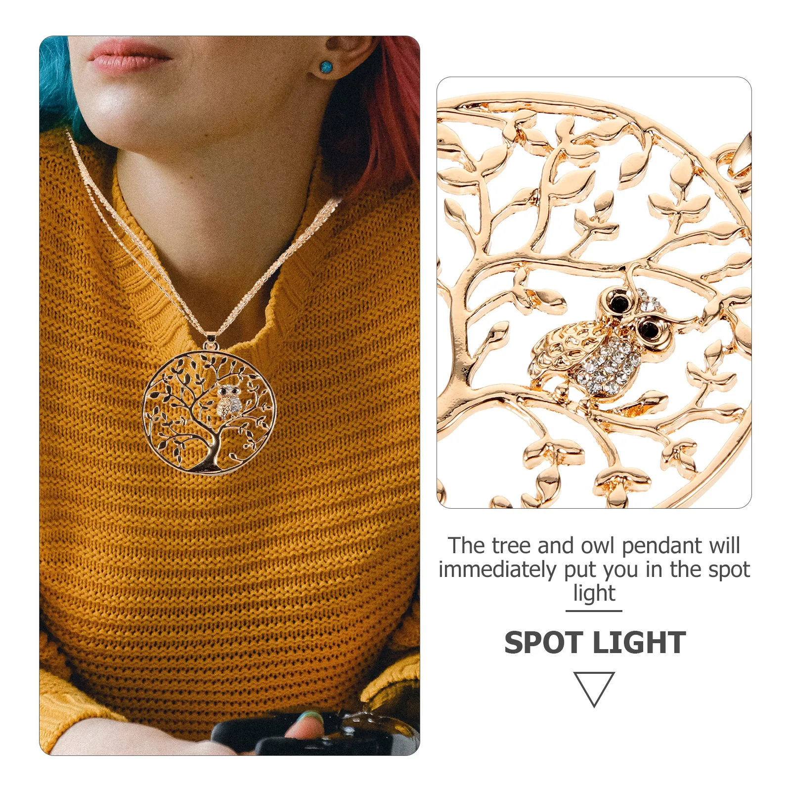 Fashion Necklace Women Jewelry Owl Pendant Durable Gifts Birthdays Weddings Valentines Party Anniversary Graduation Daily Use 
Fashion Necklace Women Jewelry Owl Pendant Durable Gifts Birthdays Weddings Valentines Party Anniversary Graduation Daily Use