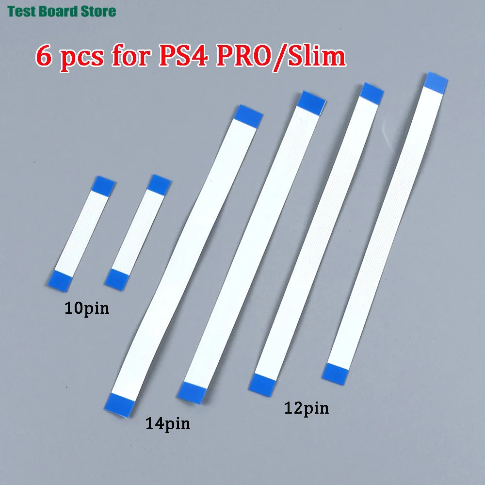 6 PCS For PS4 PRO Slim Controller 12 Pin 14 Pin Charging Board Power Switch Cable &10 pin Touch Pad Flex Ribbon Cable
6 PCS For PS4 PRO Slim Controller 12 Pin 14 Pin Charging Board Power Switch Cable &10 pin Touch Pad Flex Ribbon Cable