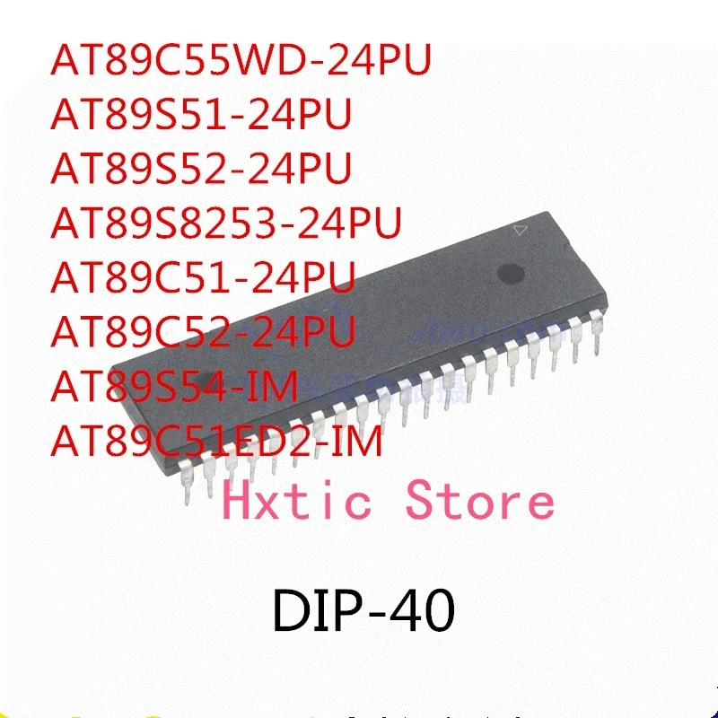 10PCS AT89C55WD-24PU AT89S51-24PU AT89S52-24PU AT89S8253-24PU AT89C51-24PU AT89C52-24PU AT89S54-IM AT89C51ED2-IM DIP-40 IC
10PCS AT89C55WD-24PU AT89S51-24PU AT89S52-24PU AT89S8253-24PU AT89C51-24PU AT89C52-24PU AT89S54-IM AT89C51ED2-IM DIP-40 IC