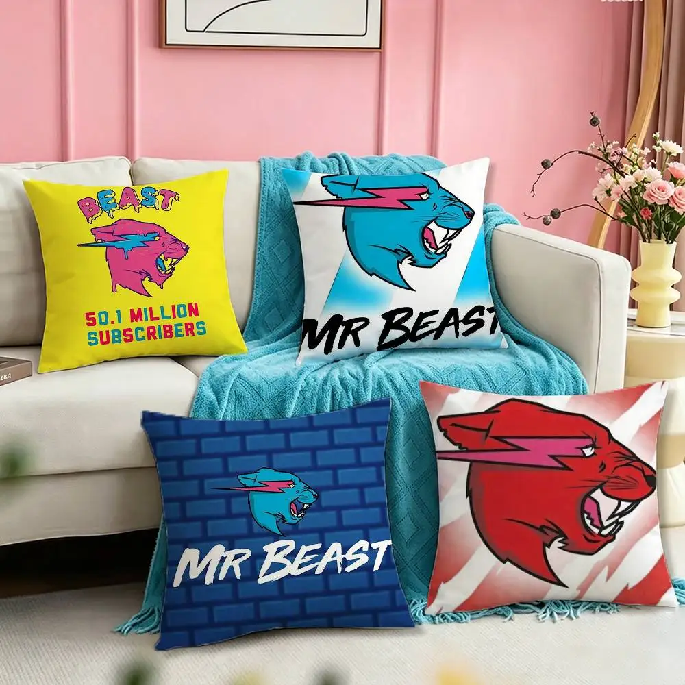 Game Blogger Mr-Beasts Pillow Case Square Double-Sided Sofa Cushion Cover Bedroom Bedside Pillow
Game Blogger Mr-Beasts Pillow Case Square Double-Sided Sofa Cushion Cover Bedroom Bedside Pillow