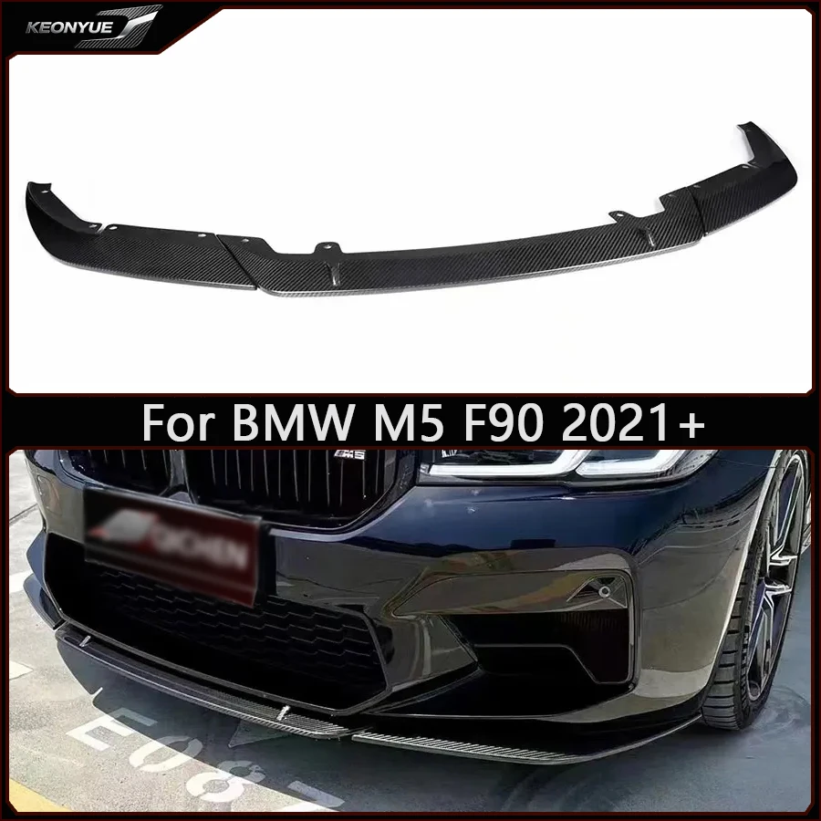For BMW 5 Series M5 F90 2021+ Carbon Fiber Front lip Car Bumper Diverter Spoiler Diffuser chin ST Style Car Accessories Body Kit
For BMW 5 Series M5 F90 2021+ Carbon Fiber Front lip Car Bumper Diverter Spoiler Diffuser chin ST Style Car Accessories Body Kit
