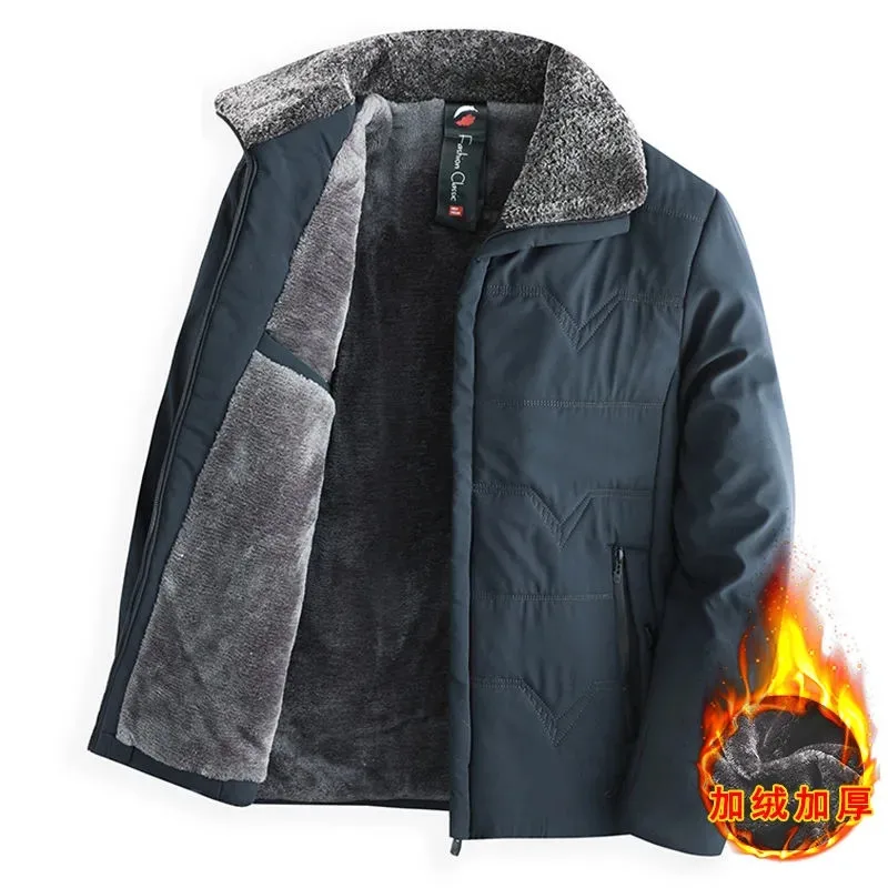 Cotton Coat Men Clothing Autumn Winter Zipper Pocket Casual Thicken Warm Padded Jacket Male Lapel Long Sleeve Solid Outerwear
Cotton Coat Men Clothing Autumn Winter Zipper Pocket Casual Thicken Warm Padded Jacket Male Lapel Long Sleeve Solid Outerwear